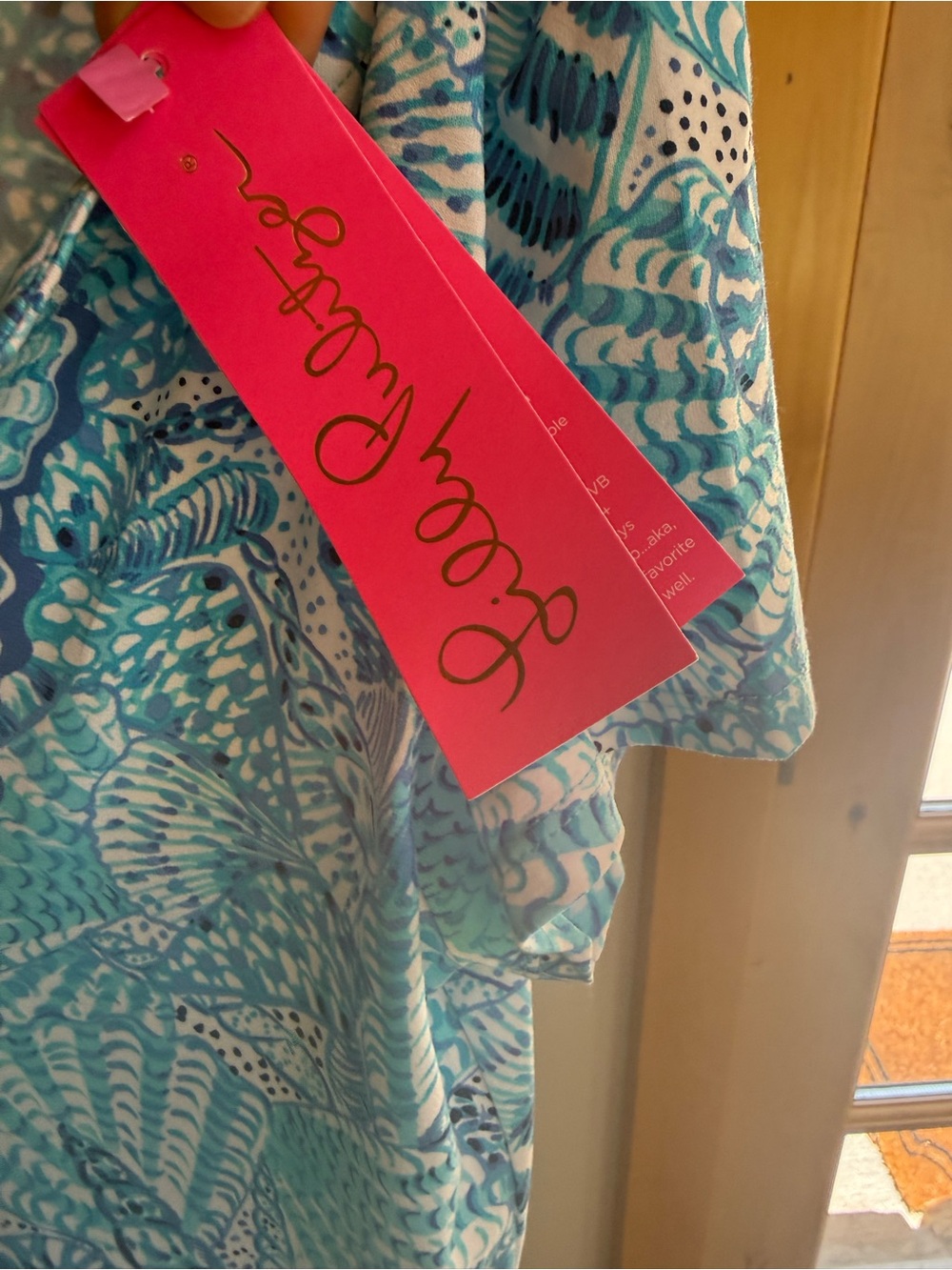 Lilly Pulitzer Amalfi Blue Patterned Maxi Dress - Picture 4 of 4